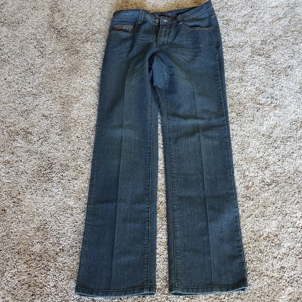 🌿 Daniel embellished boot-cut jeans🌿